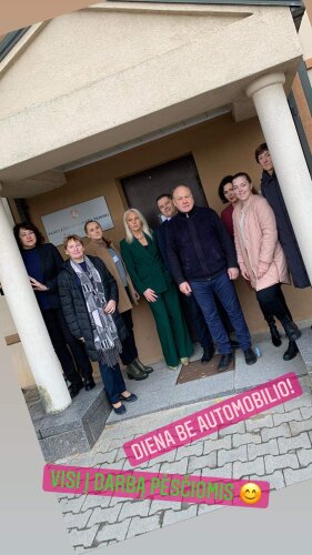 Apie 100 000 žingsnių į darbą Dieną be automobilio