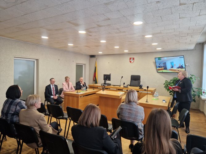Susitikimas su Teisėjų tarybos nariais